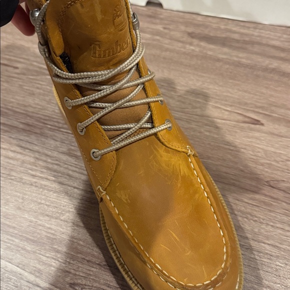 Timberland redwood falls moc toe boot wheat mens 8.5 BL - Picture 5 of 6